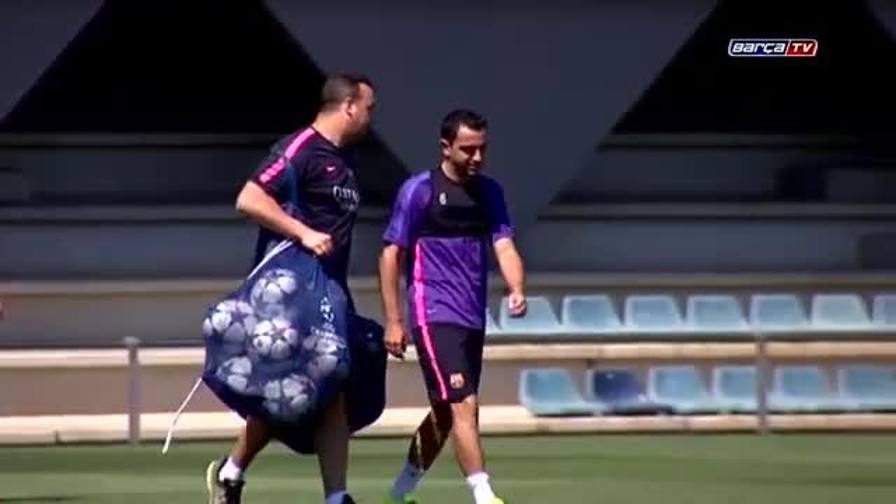 Allenamento calcio FC Barcelona prima Allenamento calcio FC Barcelona prima